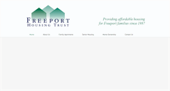 Desktop Screenshot of freeporthousingtrust.org