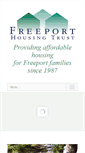 Mobile Screenshot of freeporthousingtrust.org
